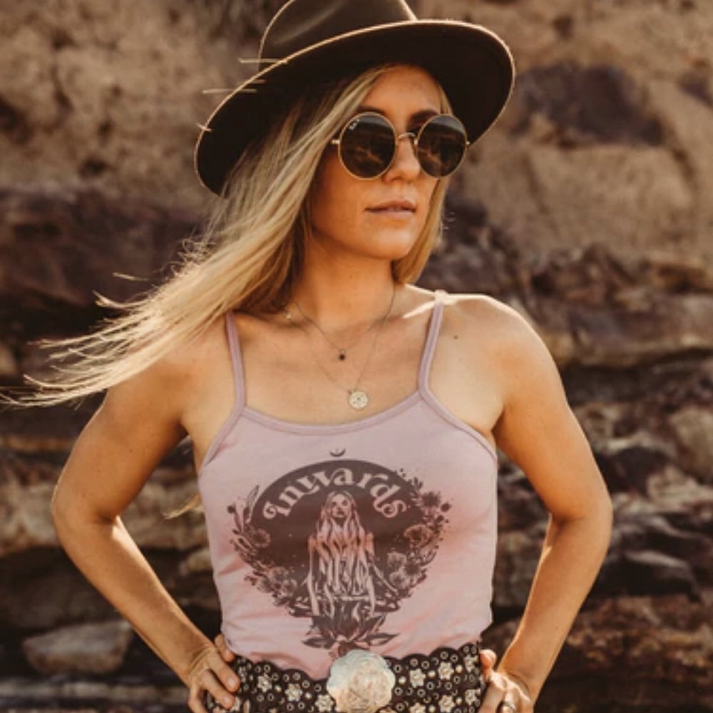 CHASING RIVERS AUSTRALIA INWARDS YOGA CAMI SINGLET TOP LARGE